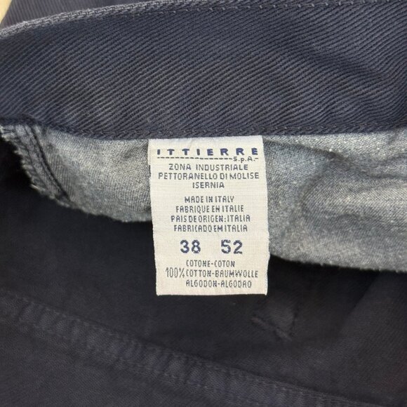 Vintage Versace Jeans Couture Straight Leg Navy Blue Jeans Pants - Size 38x32 - Picture 11 of 12